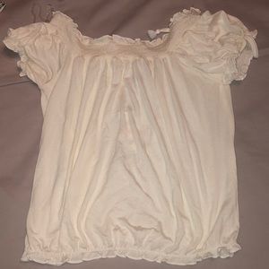White off the shoulder blouse